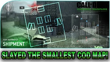 SLAYED the SMALLEST map in COD HISTORY! | Modern Warfare Remastered Gameplay