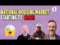 NATIONAL HOUSING MARKET STARTING TO CRASH. Transactions are Falling, Price is Increasing as Expected