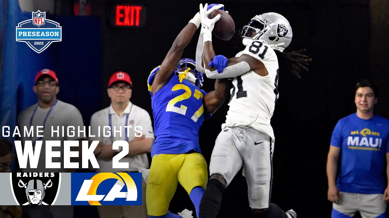 Raiders to WATCH in preseason game vs Rams 