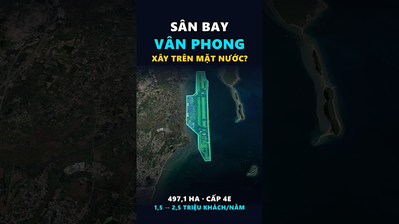 Sân bay Vân Phong, sân bay xây trên mặt nước ven bờ