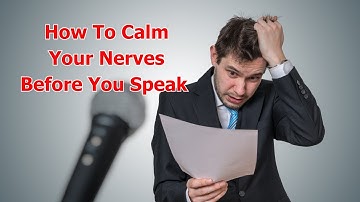 How To Calm Your Nerves Before You Speak | The 3 R’s Framework