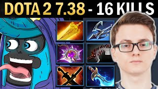 Abaddon Gameplay Miracle with 16 Kills and Radiance - Dota 2 7.38