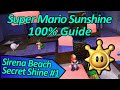 Sirena Beach Secret Shine #1 - Super Mario Sunshine 100% Guide