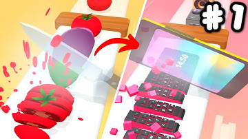 Perfect Slices – Gameplay #1 (Android, iOS) – Levels 1 - 16