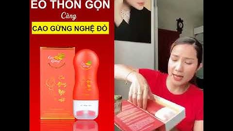 MC Cát Tường chia sẻ về những tác dụng tuyệt vời của cao gừng tan mỡ, thoa đến đâu mỡ tan đến đó
