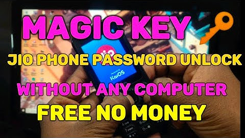 jio phone hard reset 🔑 magic key | unlock password