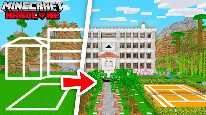 J'ai construit un HÔTEL DE LUXE sur Minecraft Hardcore
