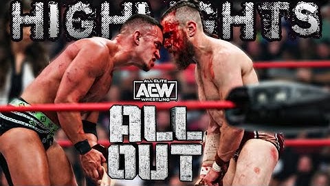 Bryan Danielson Vs Ricky Starks - Strap Match - ALL OUT 2023 - Highlights.