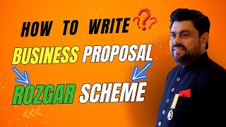 How to write a business proposal for Rozgar Scheme | Governor Sindh IT course Updates