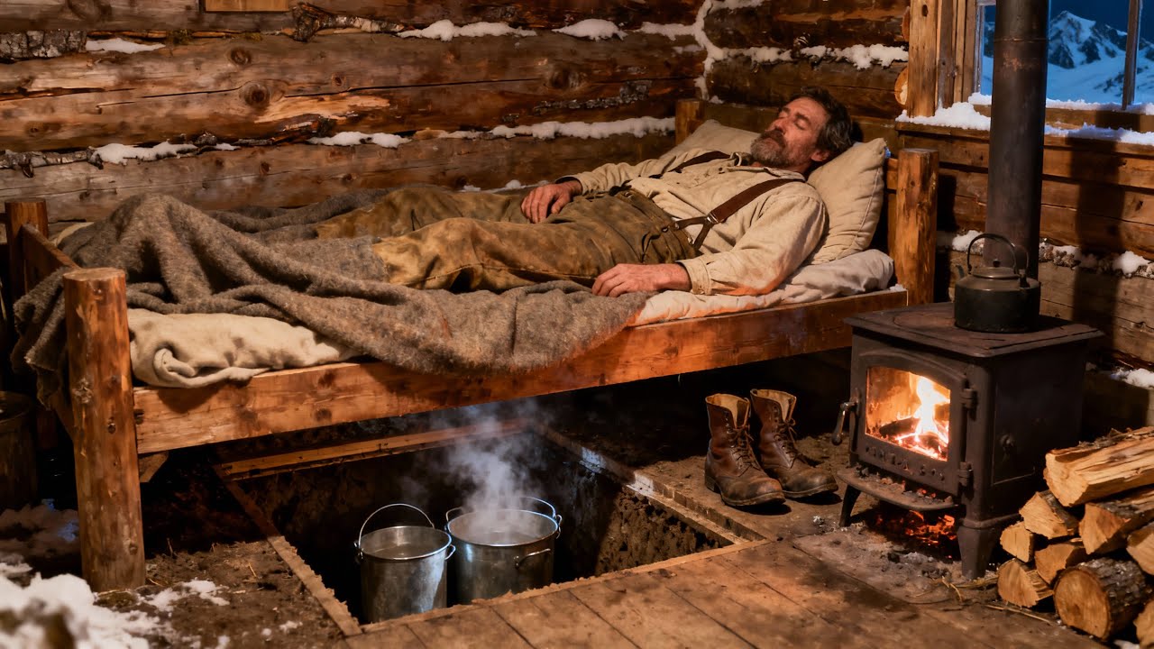 How One Trapper's Buried Hot Water System Made His Shelter 39 Degrees Warmer All Night