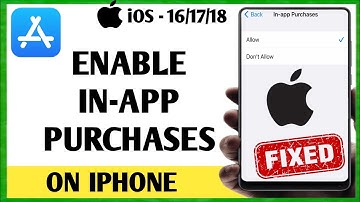 How to Enable in App Purchases on iPhone -2025