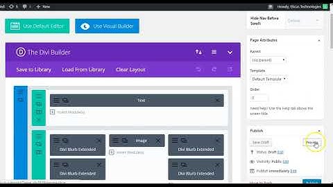 Divi Blurb Extended Layout Import on a Page
