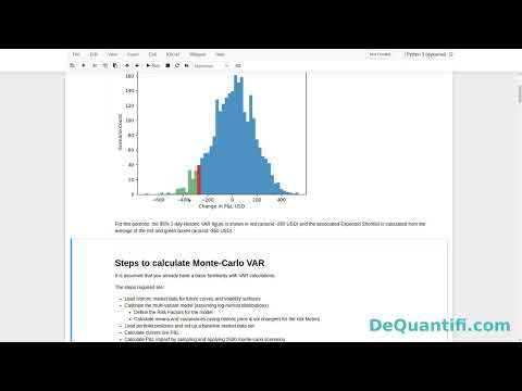 Monte-Carlo VaR for Crypto Derivatives, using DQTools