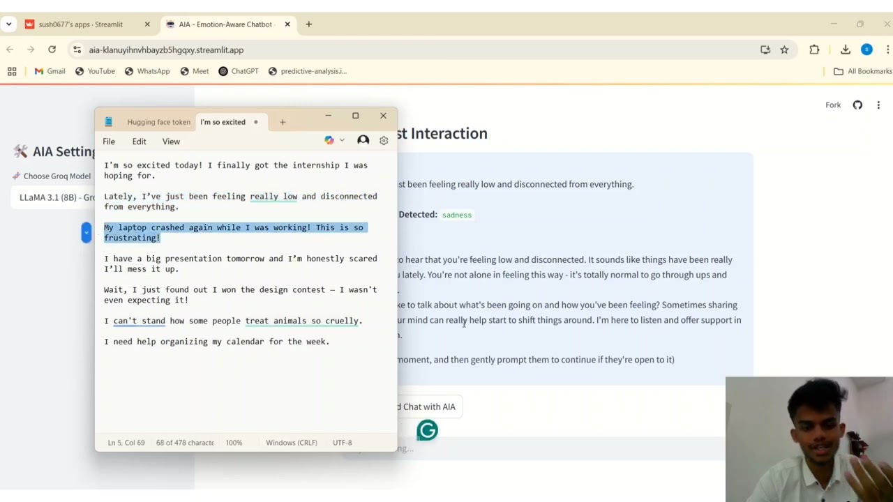 AIA - Emotion - Aware Chatbot