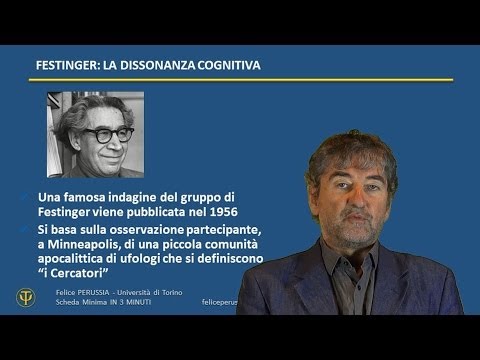 FESTINGER: La dissonanza cognitiva