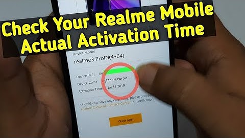 Check Ur Realme Mobile Actual Activation Time | Check Ur Mobile Actual Age |Check Ur Mobile Warranty