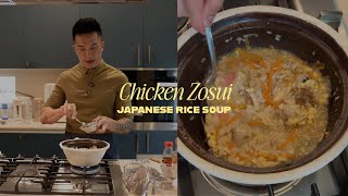 Chicken Zosui Japanese Rice Soup