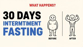 What 30 Days of Intermittent Fasting Actually Does to Your Body (Science Explained) #science #health