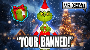 Abusing Moderator Powers As The Grinch In VRChat