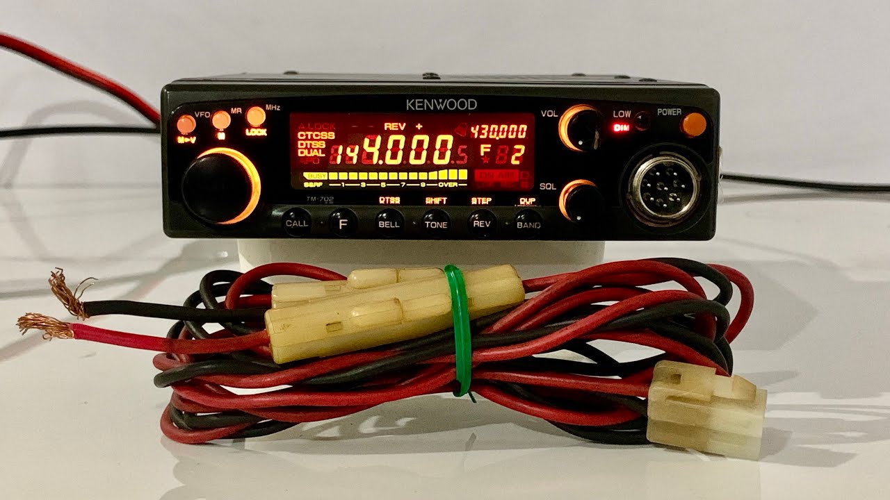 ✨Kenwood TM-702D VHF/UHF 35/40W + DC✨ - YouTube