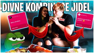 ZKOUŠÍM VAŠE DIVNÉ KOMBINACE JÍDEL!! w@Morryeej