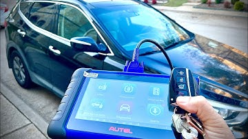 Hyundai Santa Fe 2015+ Autel 508 Pincode Reading and New Prox Key.