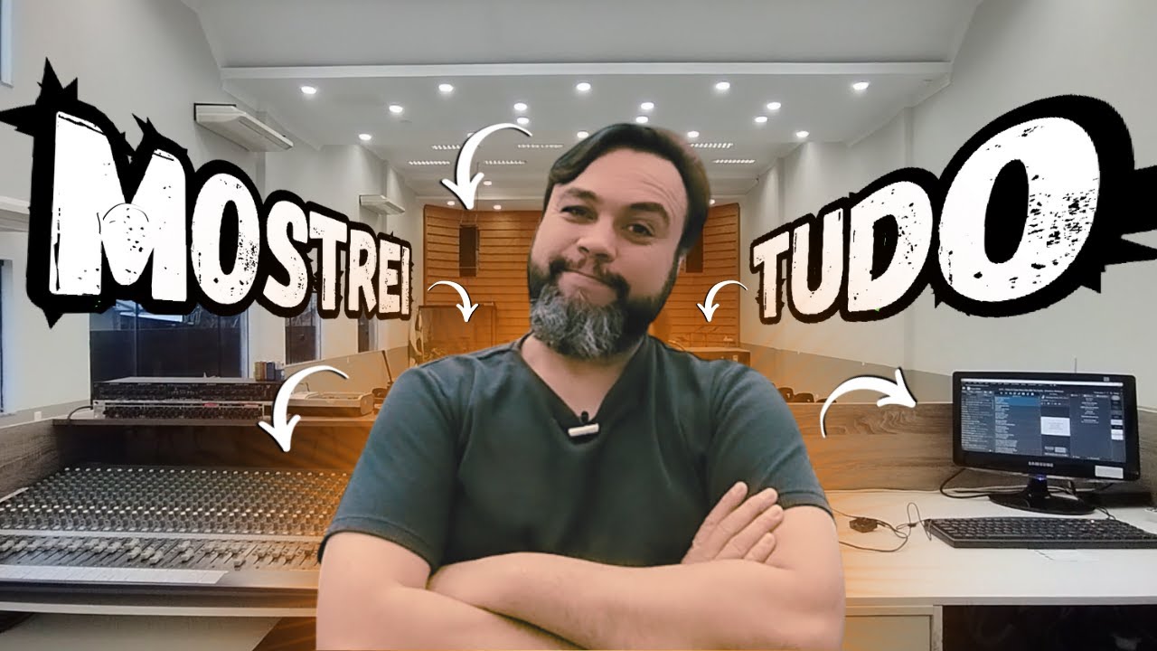 Tour Técnico COMPLETO  na Igreja – Som / Mídia / Banda - Backstage Revelado!