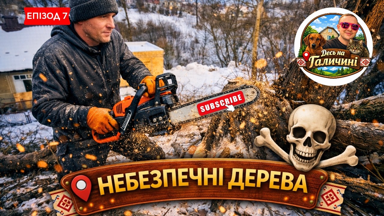 Дерева могли знищити будинок | Намучився, але зробив