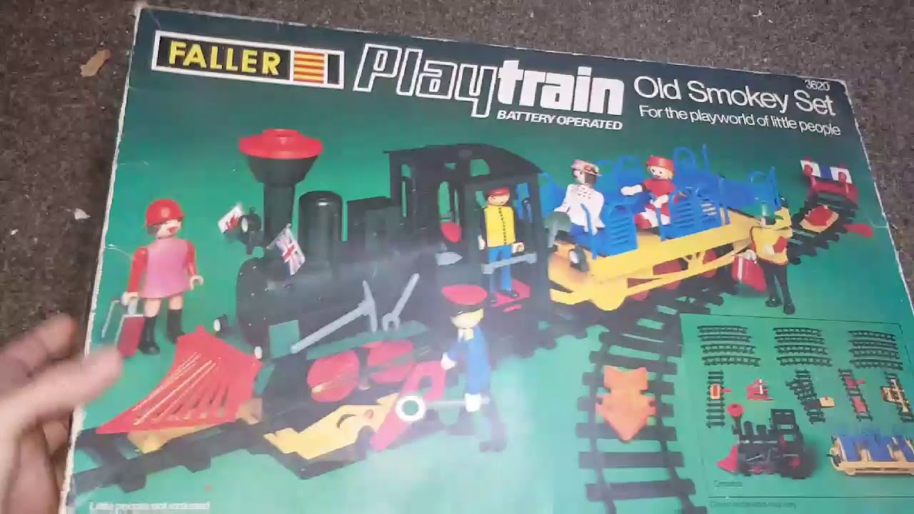 FALLER PLAYTRAIN #3752,PASSAGE à NIVEAU,SHRANKE,TRAIN ELECTRIQUE,Type PLAYMOBIL EUR 19,90
