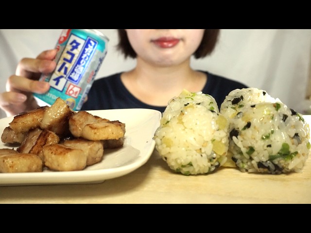 【ASMR】サムギョプサル風とチュモッパを食べる音 |咀嚼音