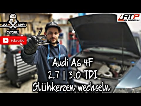 Audi A6 4F 3.0 TDI | ASB | Glühkerzen wechseln | Anleitung | Prüfen auf Funktion | Glow Plugs