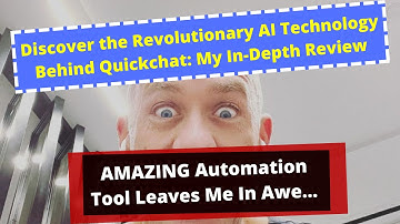 Discover the Revolutionary AI Technology Behind Quickchat AI: My In-Depth Review | Paul Hutchings