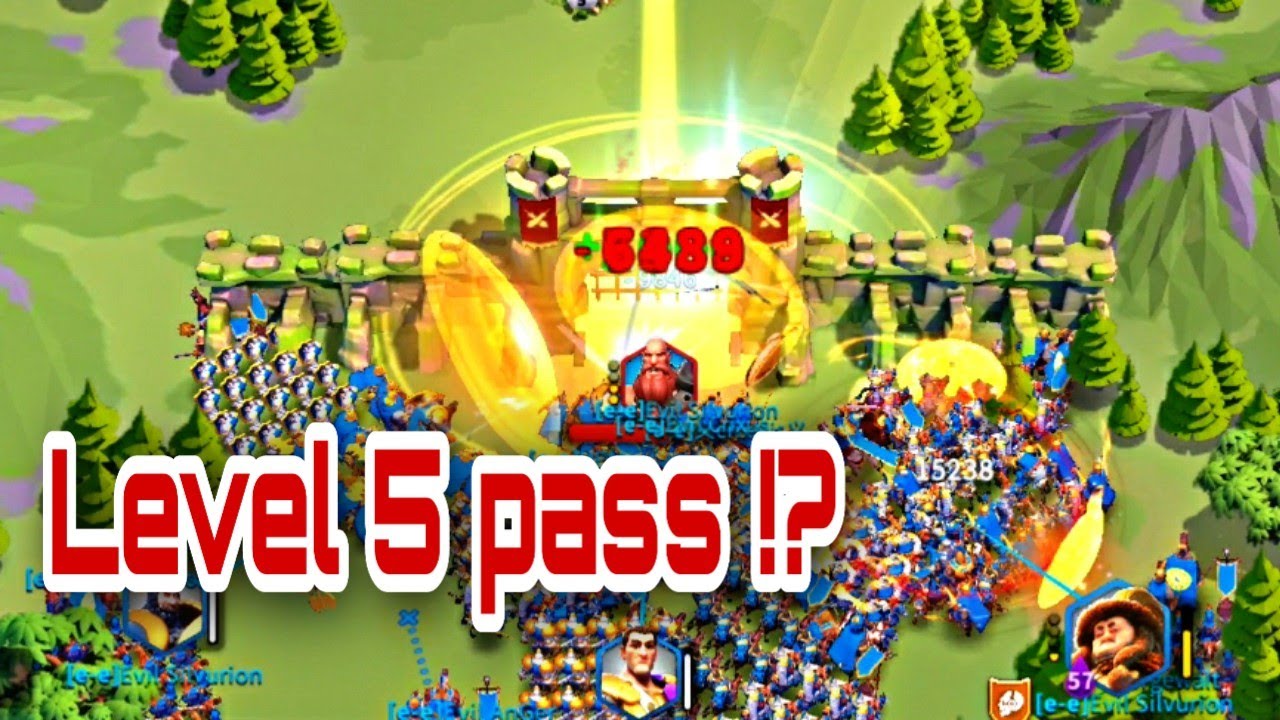 How to capture level 5 pass easily in KVK ? Rise of Kingdoms YouTube