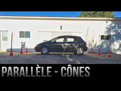 Vidéo: Comment garer en parallèle mon permis de conduire avec des cônes ?