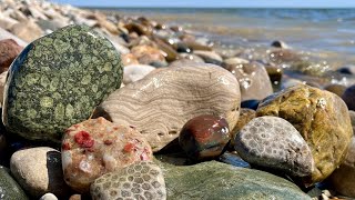 A Walk on a Lake Huron Beach Full of Incredible Rocks