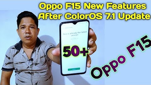 Oppo F15 New Features After ColorOS 7.1 Update |Oppo F15 Details Review After ColorOS 7.1 Update