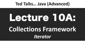 CSCI2120 - Lecture 10A:  Collections - Iterator interface