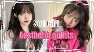 Korean Soft Girls aesthetic outfits that you must try 😉🤫 screenshot 4