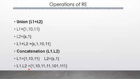 Regular Expressions and Regular Set |Definition |Examples