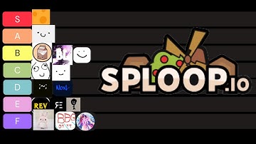 SPLOOP.IO YOUTUBER TIERLIST