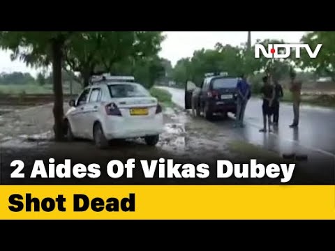 Wanted UP Gangster Vikas Dubeys Aides Shot Dead In Encounters