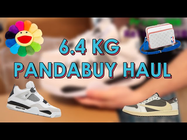 20KG!! PANDABUY HAUL (Jordan 4, Jordan 1, Dunk, Yeezy, Louis Vuitton, Nike,  North Face, Offwhite) 