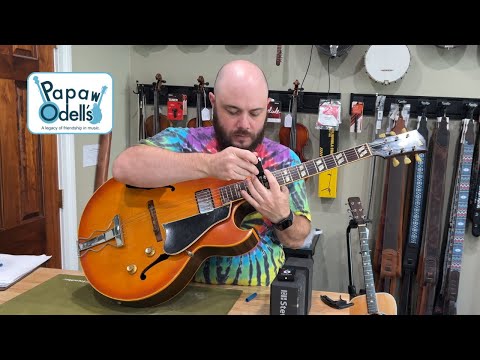 1975 Gibson ES-175 | Fretting Out Fix & Setup - YouTube