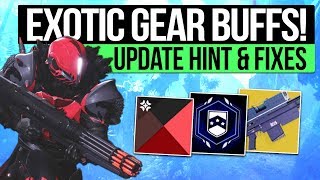 Destiny 2 News | EXOTIC BUFFS & CONTENT HINTS! - Patch Fixes, Nightfall Loot & Fast Crimson Engrams! screenshot 1