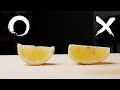 Tips on how to cut a lemon that looks beautiful and is easy to squeeze | Cooking Tips for Beginners
