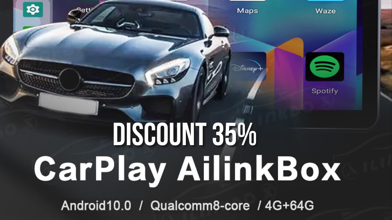 Carplay AiBox 4G+64G Netflix Android Auto Wireless AppleCarplay