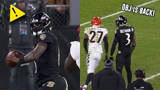 Lamar Jackson is HEATING UP w\/ 'OBJ' \& WR's 😱🔥 Ravens vs Bengals 2023 Highlights