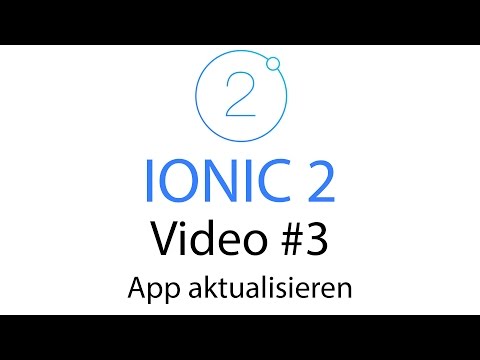Ionic 2 Tutorial #3: App aktualisieren + Suchleisten Update [Deutsch]