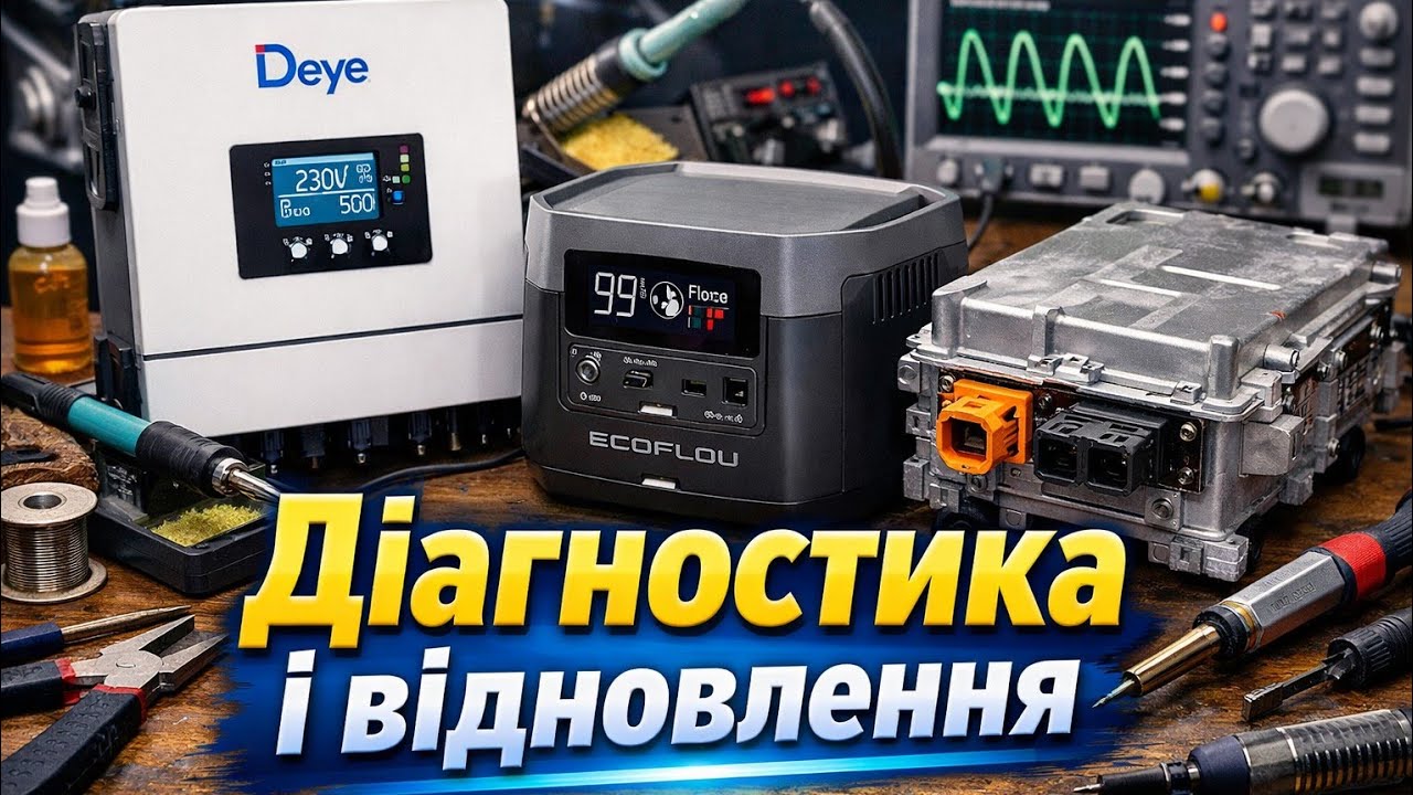 Реанімація Deye, Ecoflow та HV плати інвертора