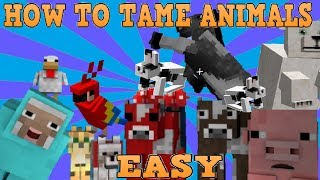 How To Tame And Breed Animals Minecraft